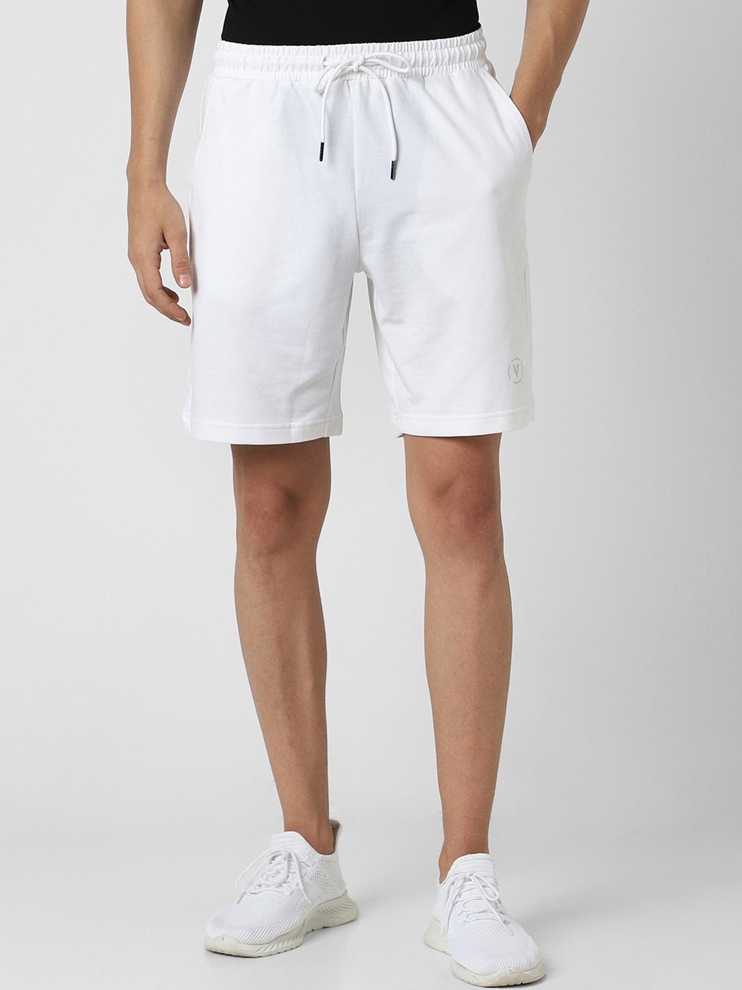 

Van Heusen Men Mid-Rise Shorts, White