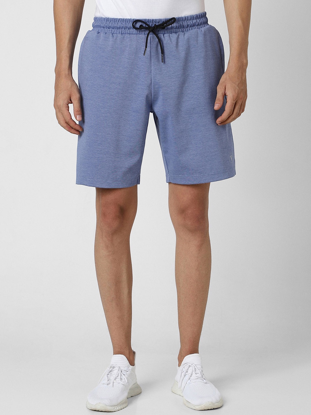 

Van Heusen Men Mid-Rise Shorts, Blue