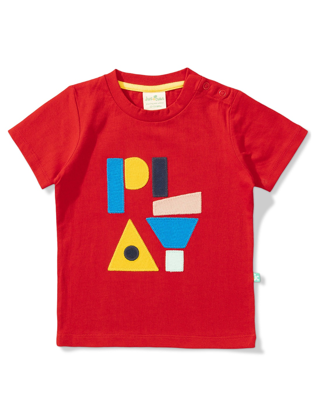 

JusCubs Boys Typography Printed Round neck Cotton Casual T-shirt, Red