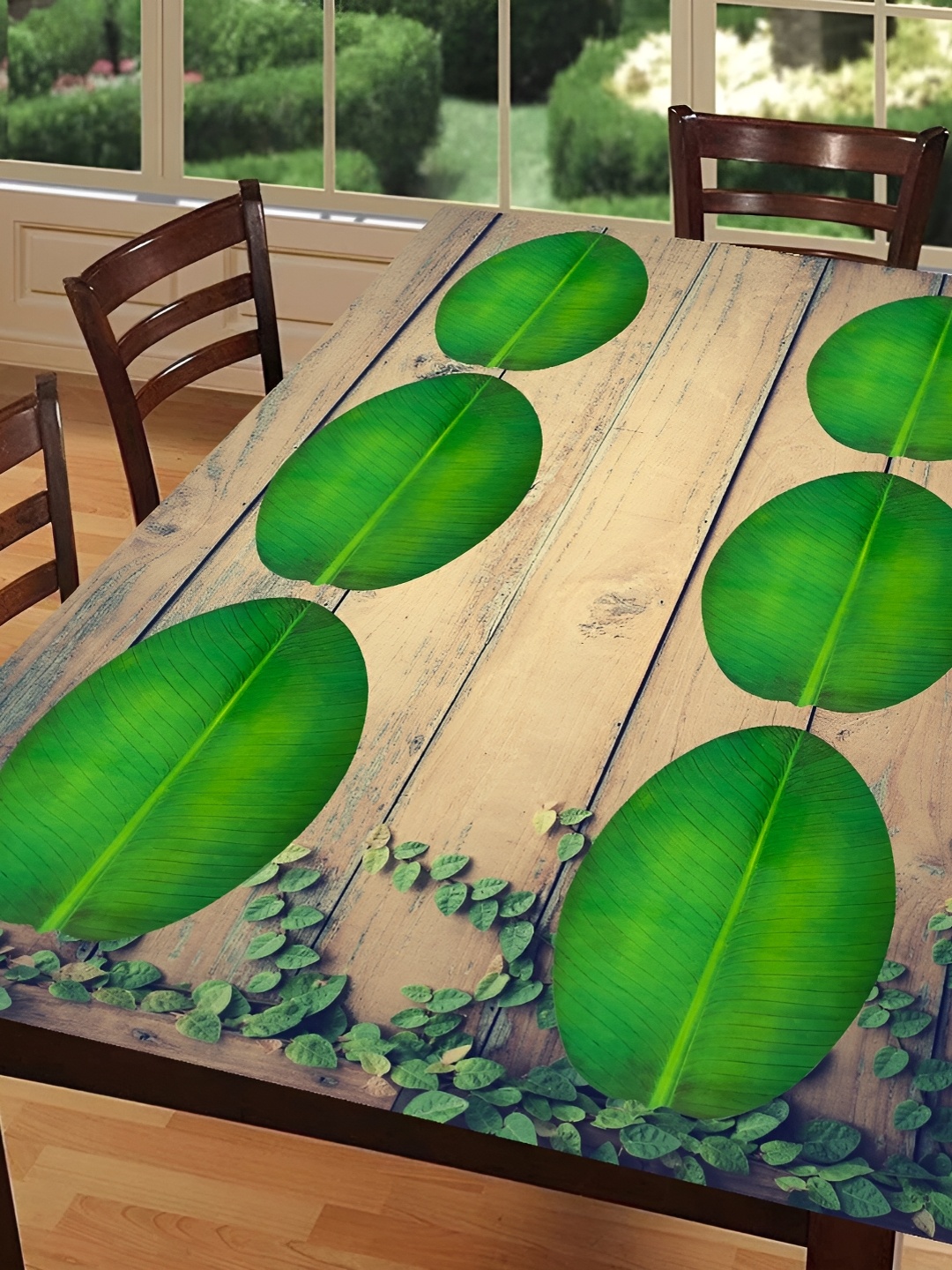 

REVEXO Green 6 Pieces Printed Table Placemats
