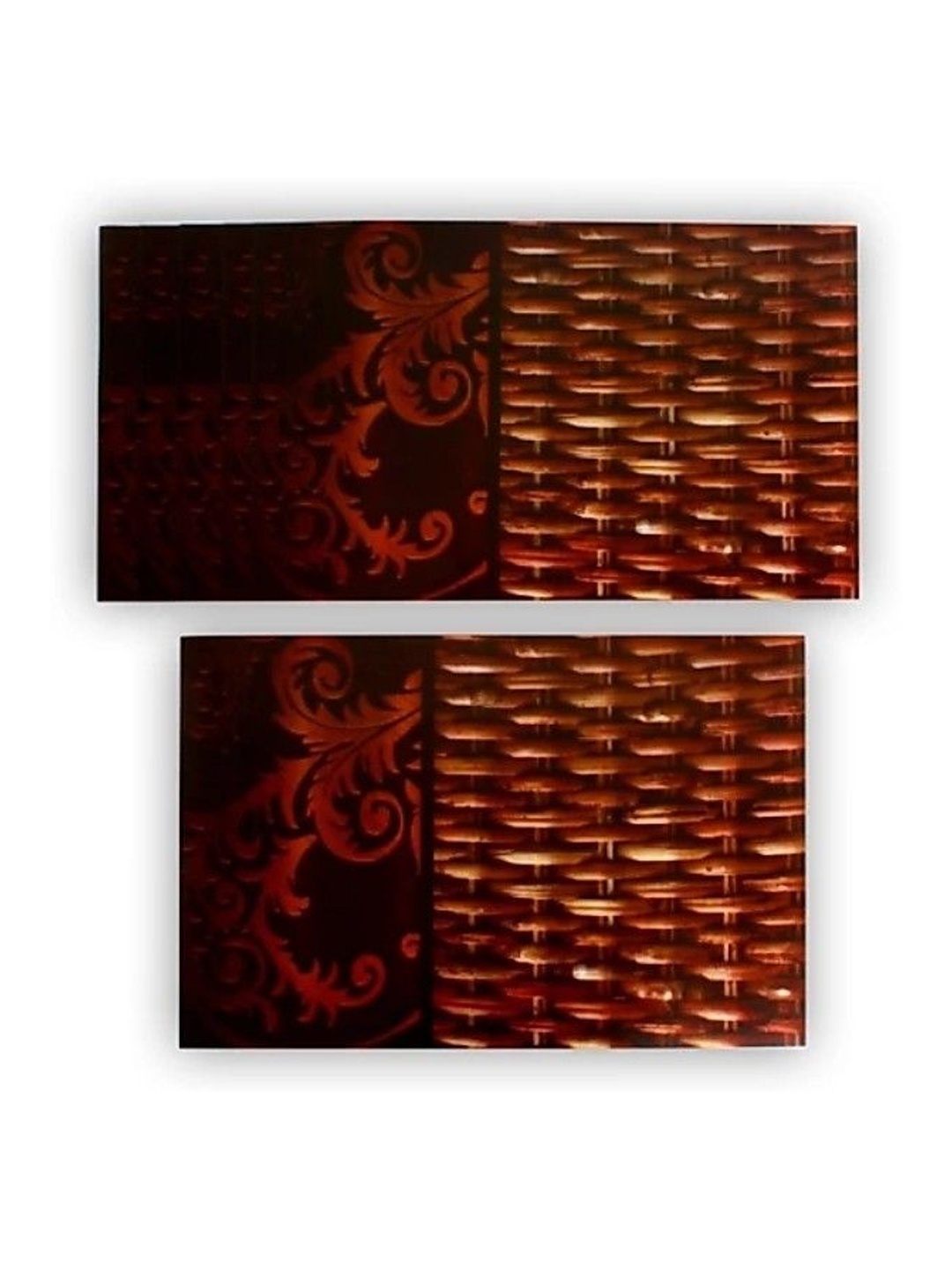 

REVEXO Maroon 6 Pieces Table Placemats, Multi