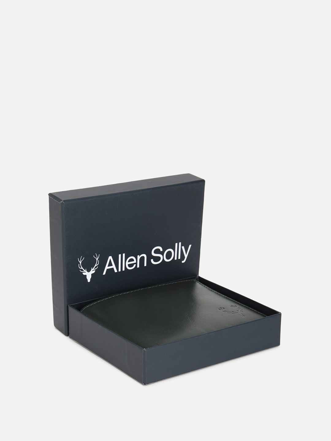 

Allen Solly Leather Two Fold Wallet, Green