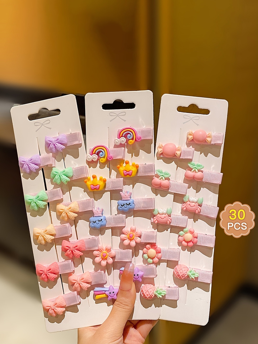 

LYTIX Girls Set Of 30 Alligator Hair Clip, Assorted