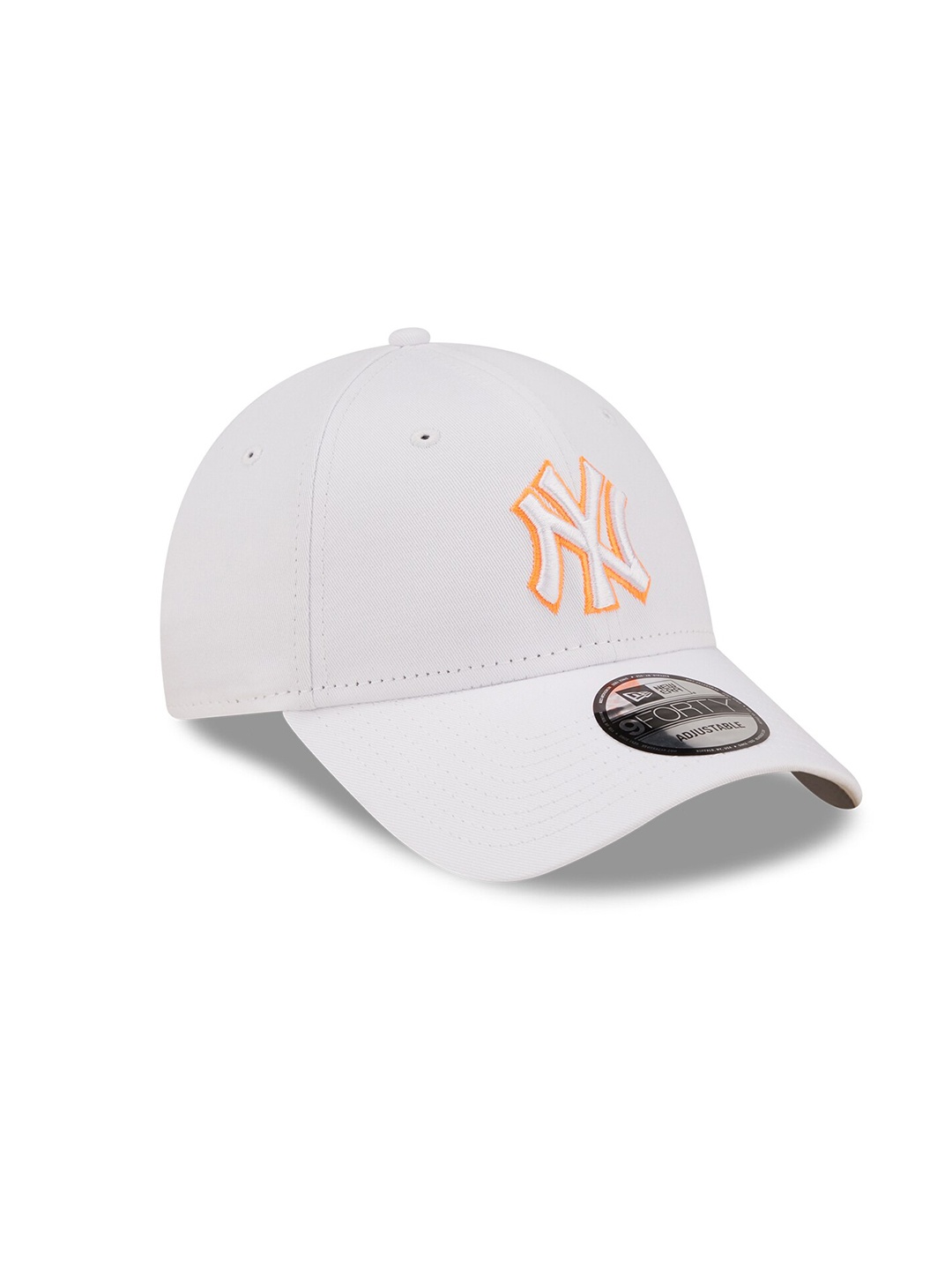 

New Era Unisex New York Yankees Neon Outline 9FORTY Adjustable Cap, White