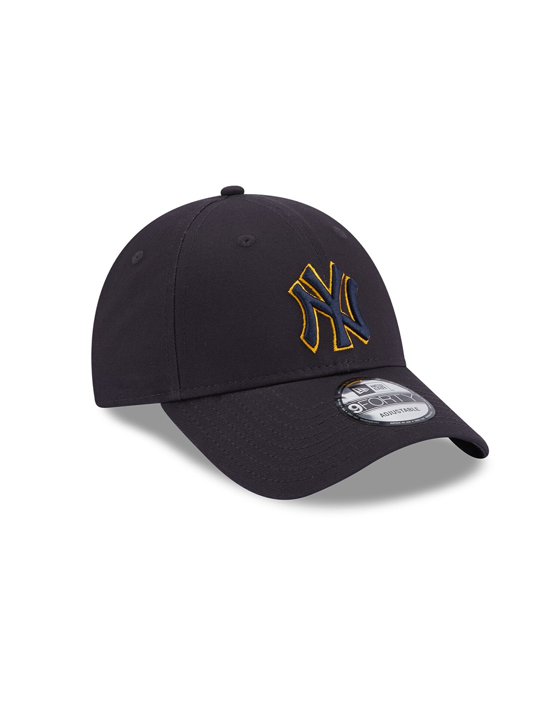 

New Era Unisex New York Yankees 9FORTY Team Outline Adjustable Cap, Navy blue