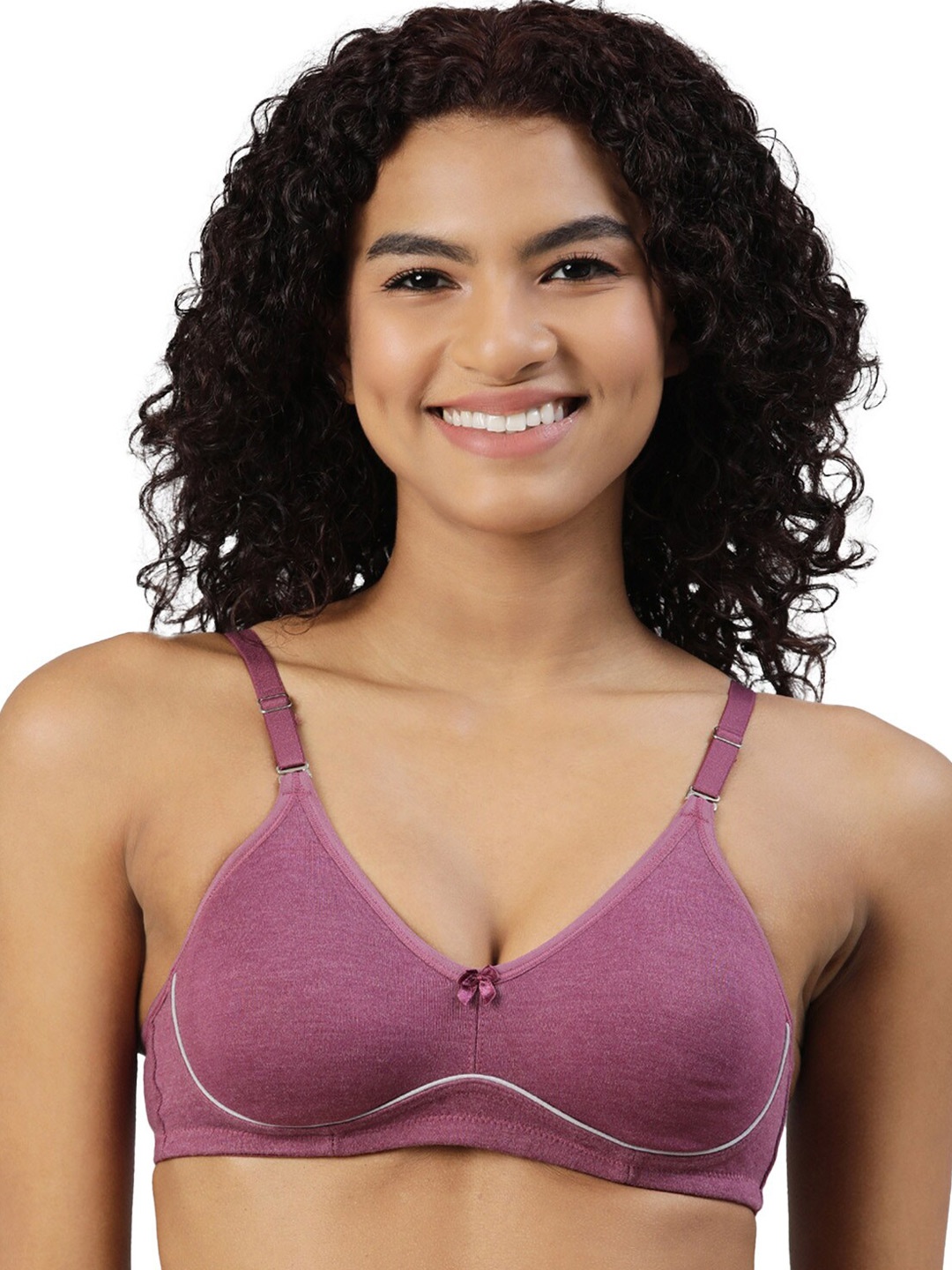 

BLOSSOM Medium Coverage Non Padded Everyday Bra With All Day Comfort, Purple