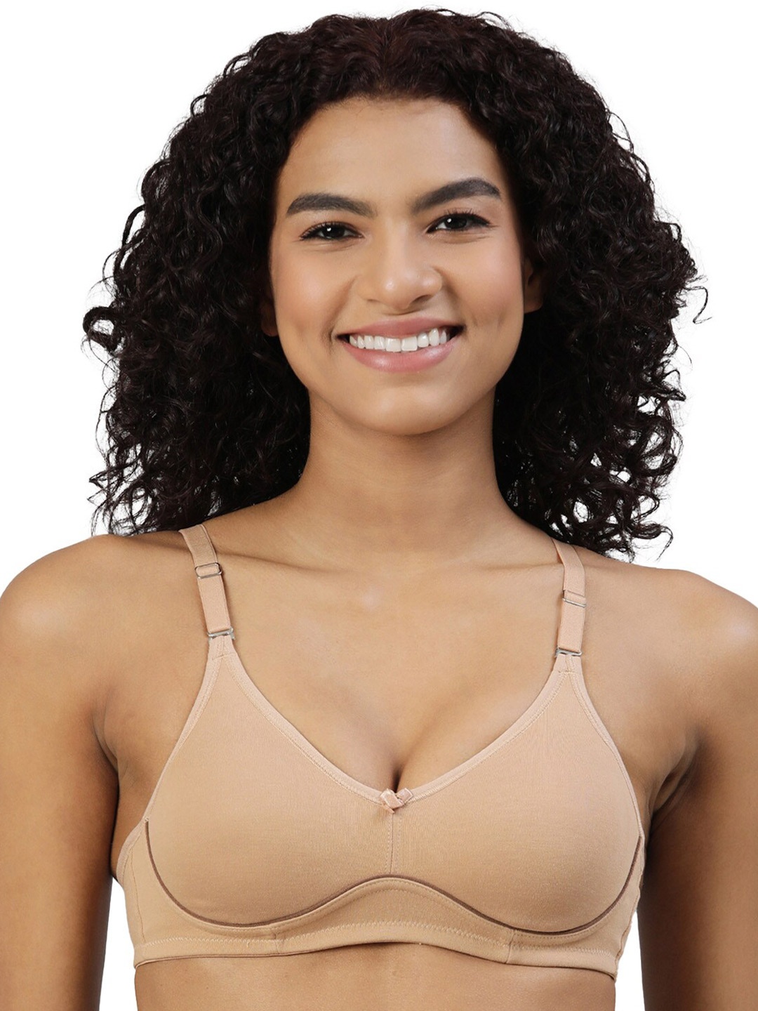 

BLOSSOM Medium Coverage Non Padded Everyday Bra With All Day Comfort, Beige