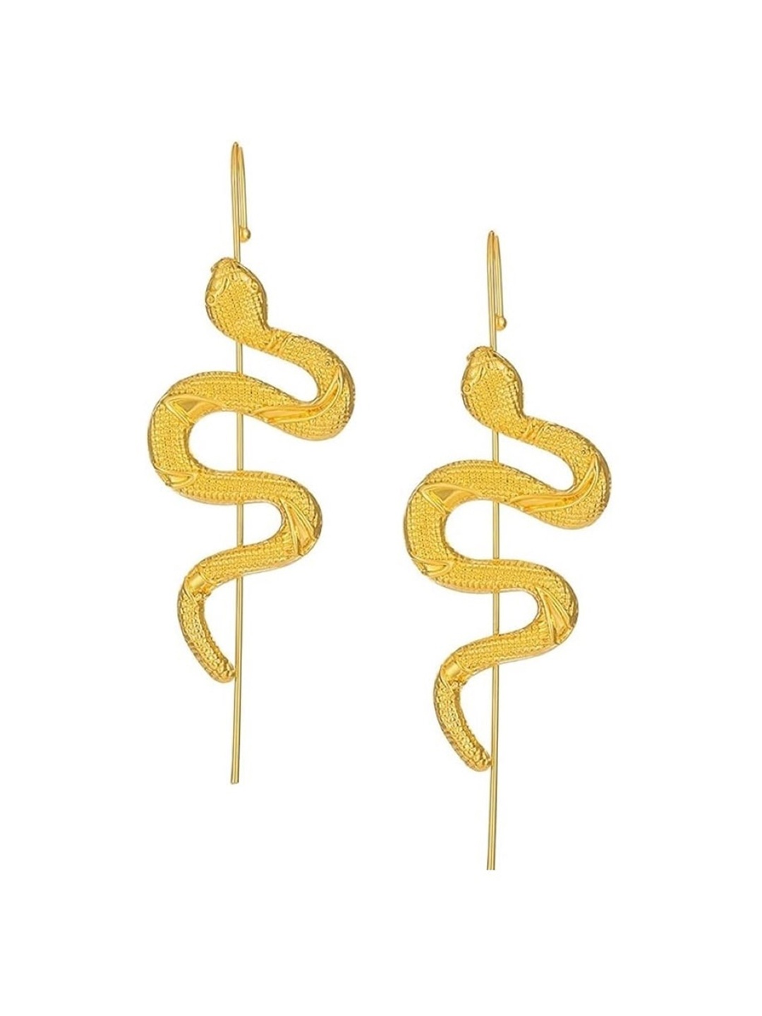 

EL REGALO Alloy Snake Shaped Ear Cuff, Gold