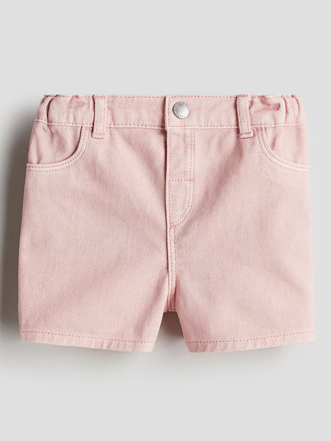 

H&M Girls Pure Cotton Denim Shorts, Pink