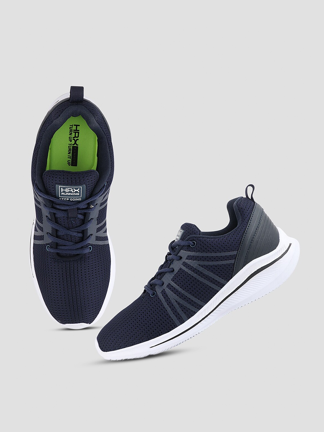 

HRX by Hrithik Roshan Men Navy Blue RUNWAY Running Shoes