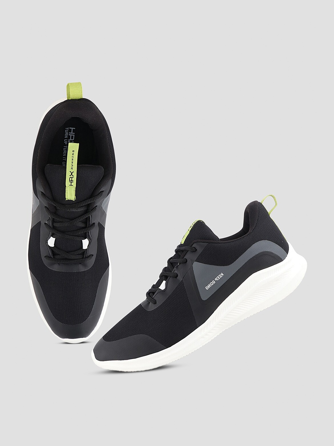 

HRX by Hrithik Roshan Men Black RIVARA Running Shoes