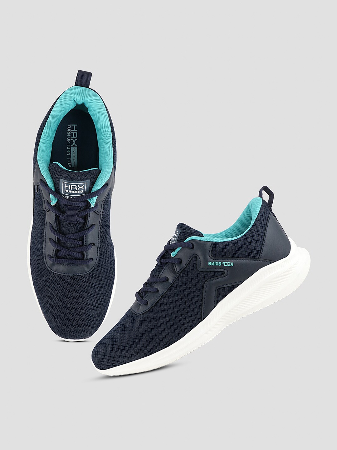 

HRX by Hrithik Roshan Men Navy Blue AIRSTEP Running Shoes