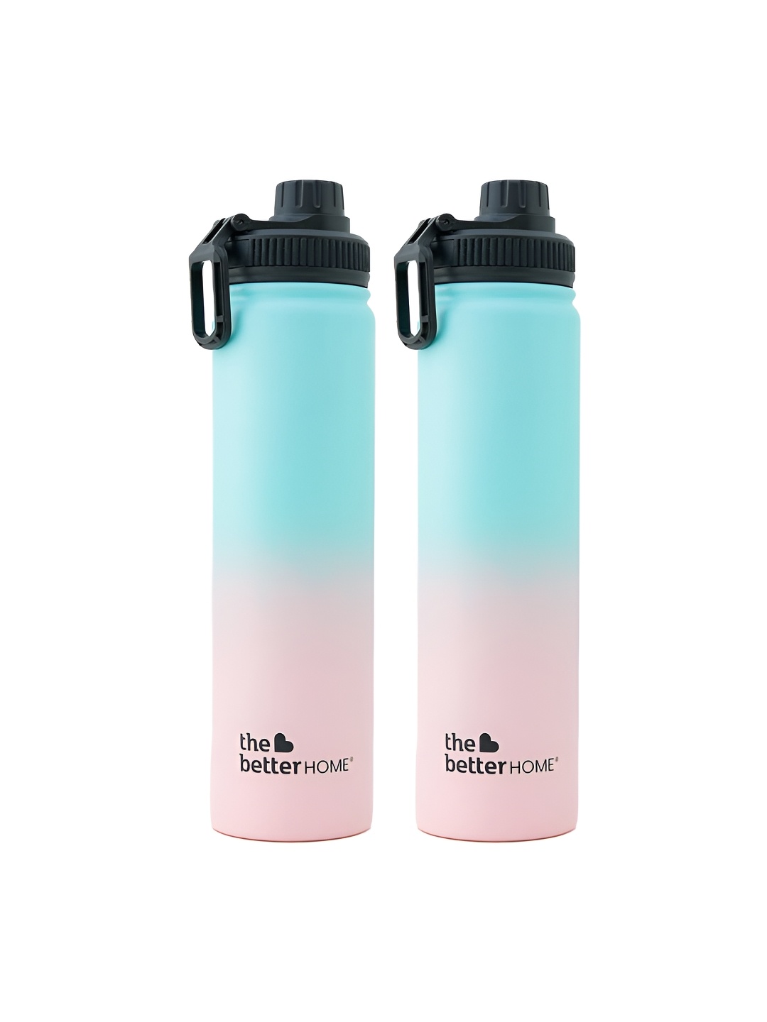 

The Better Home Blue & Pink 2 Pieces Stainless Steel Water Bottle 710 ml