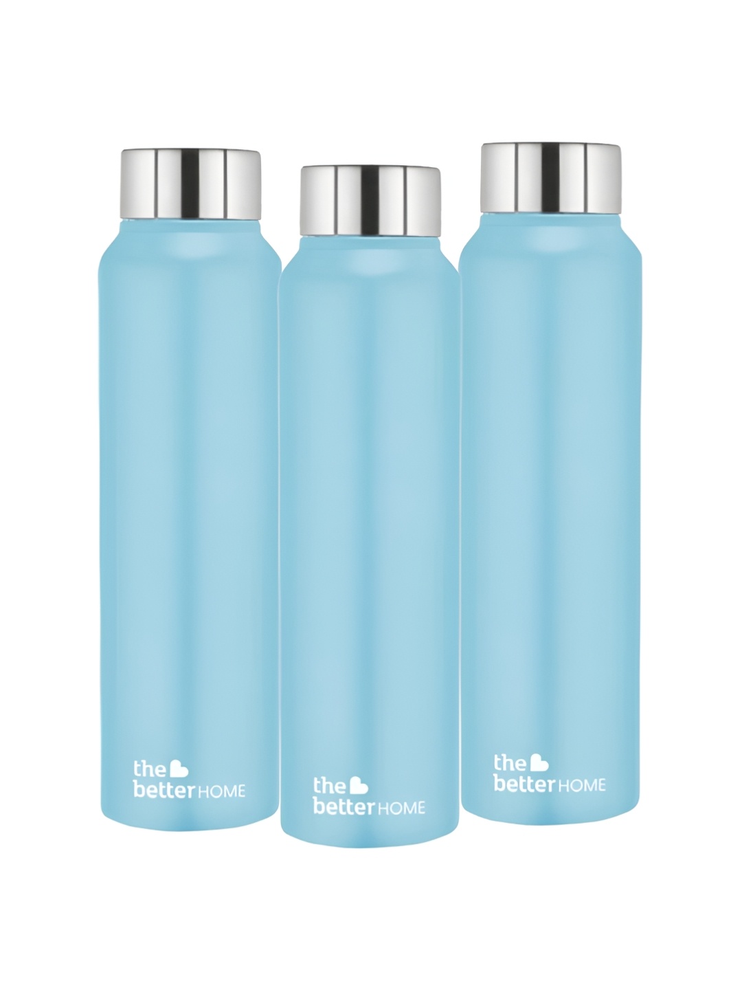 

The Better Home Blue 3 Pieces Stainless Steel Water Bottle 1 L