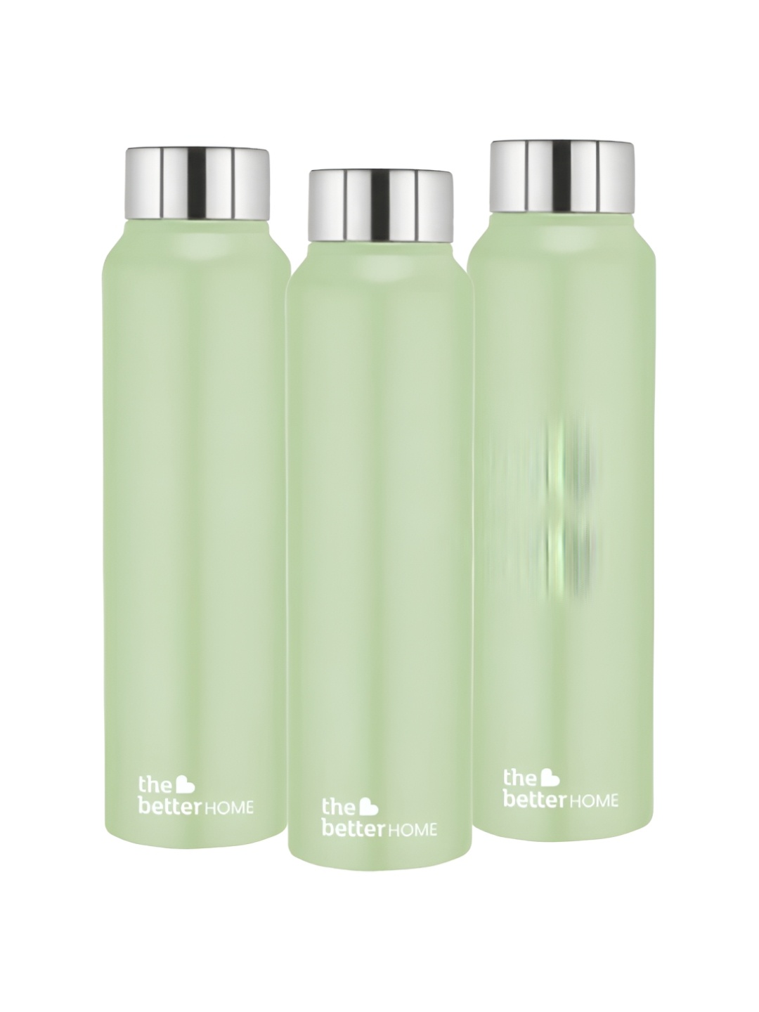 

The Better Home Green 3 Pieces Stainless Steel Water Bottle