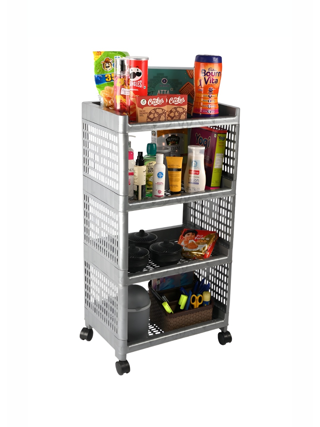 

Kuber Industries Grey Regular Multi-Utility Organiser