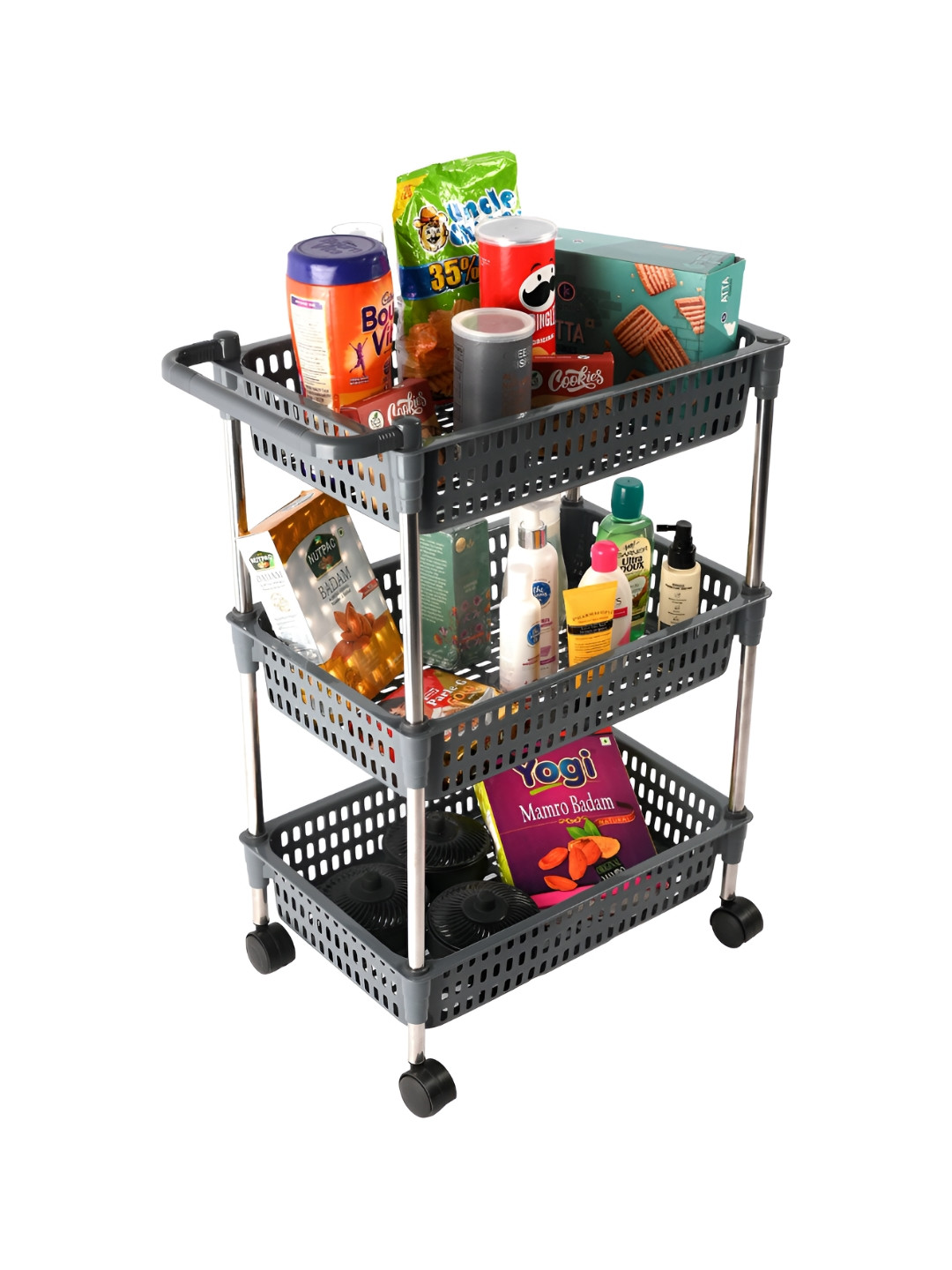 

Kuber Industries Grey Regular Multi-Utility Organiser