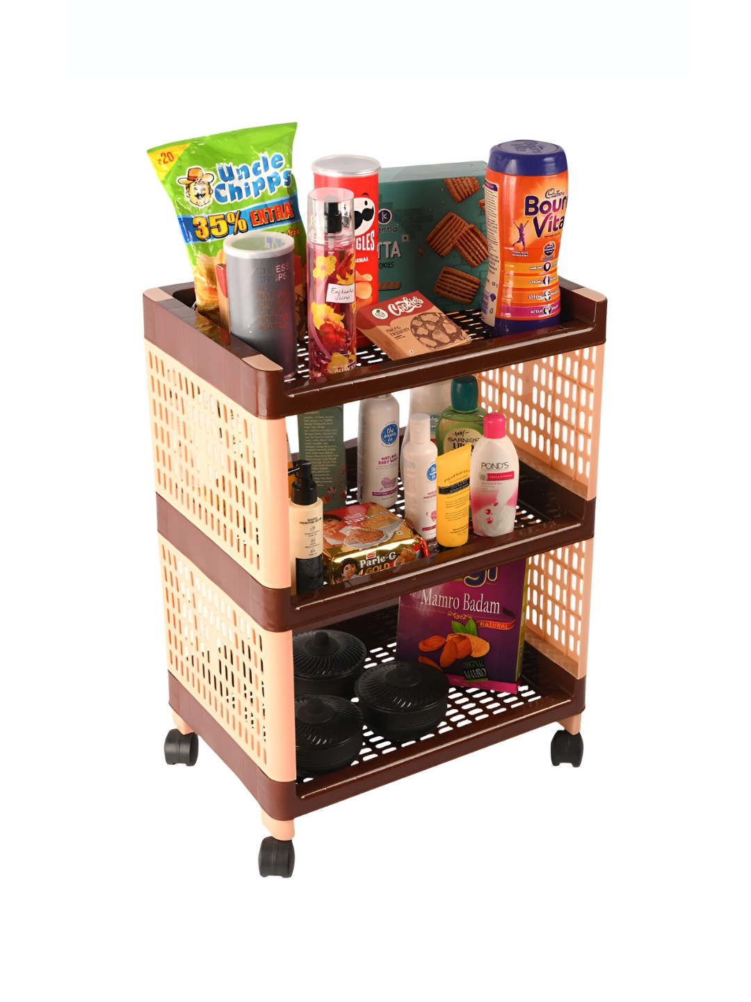 

Kuber Industries Brown Regular Multi-Utility Organiser
