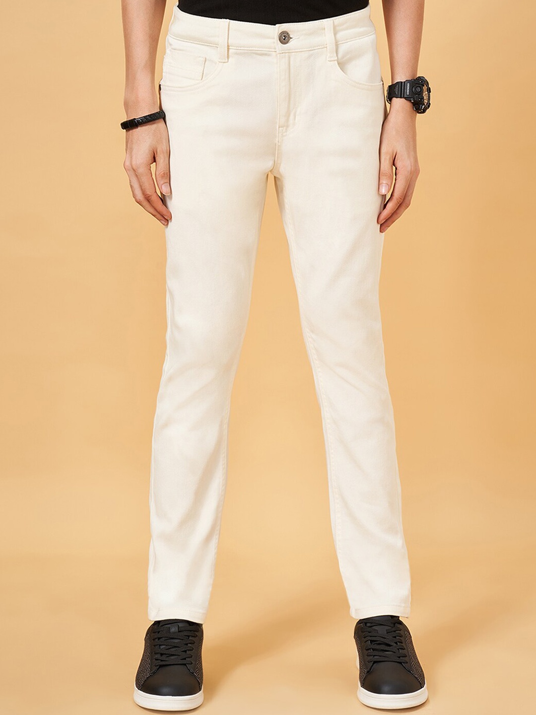 

SF JEANS by Pantaloons Men Skinny Fit Clean Look Stretchable Jeans, White