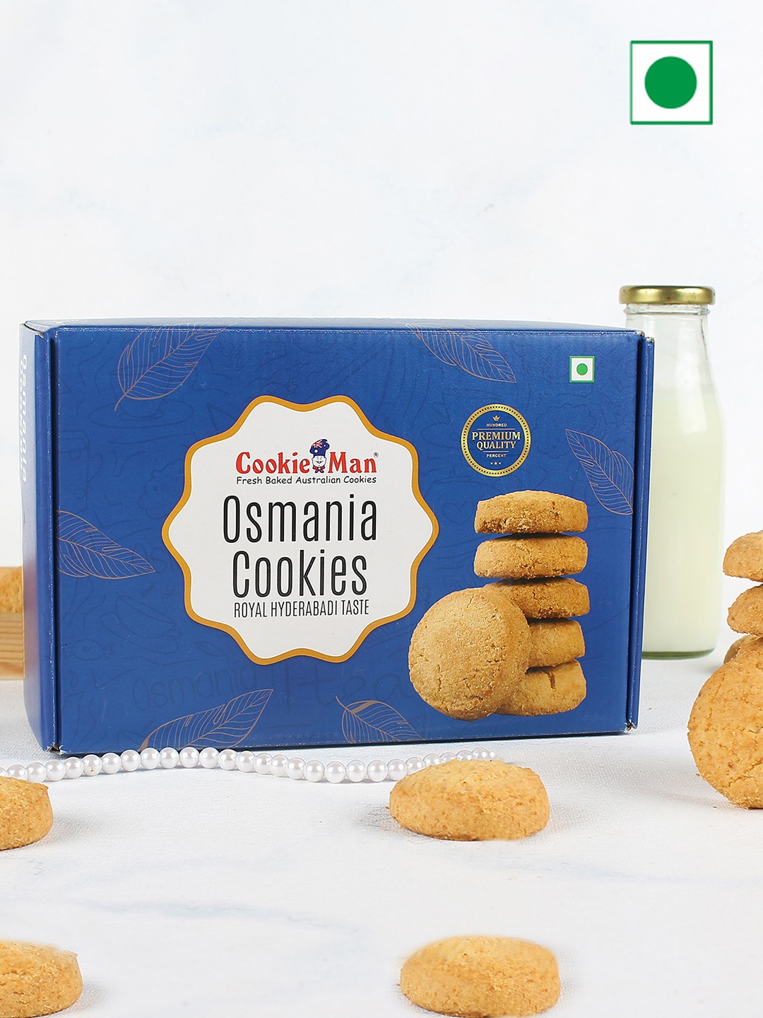 

Cookieman Osmania Cookies - 320g, Blue