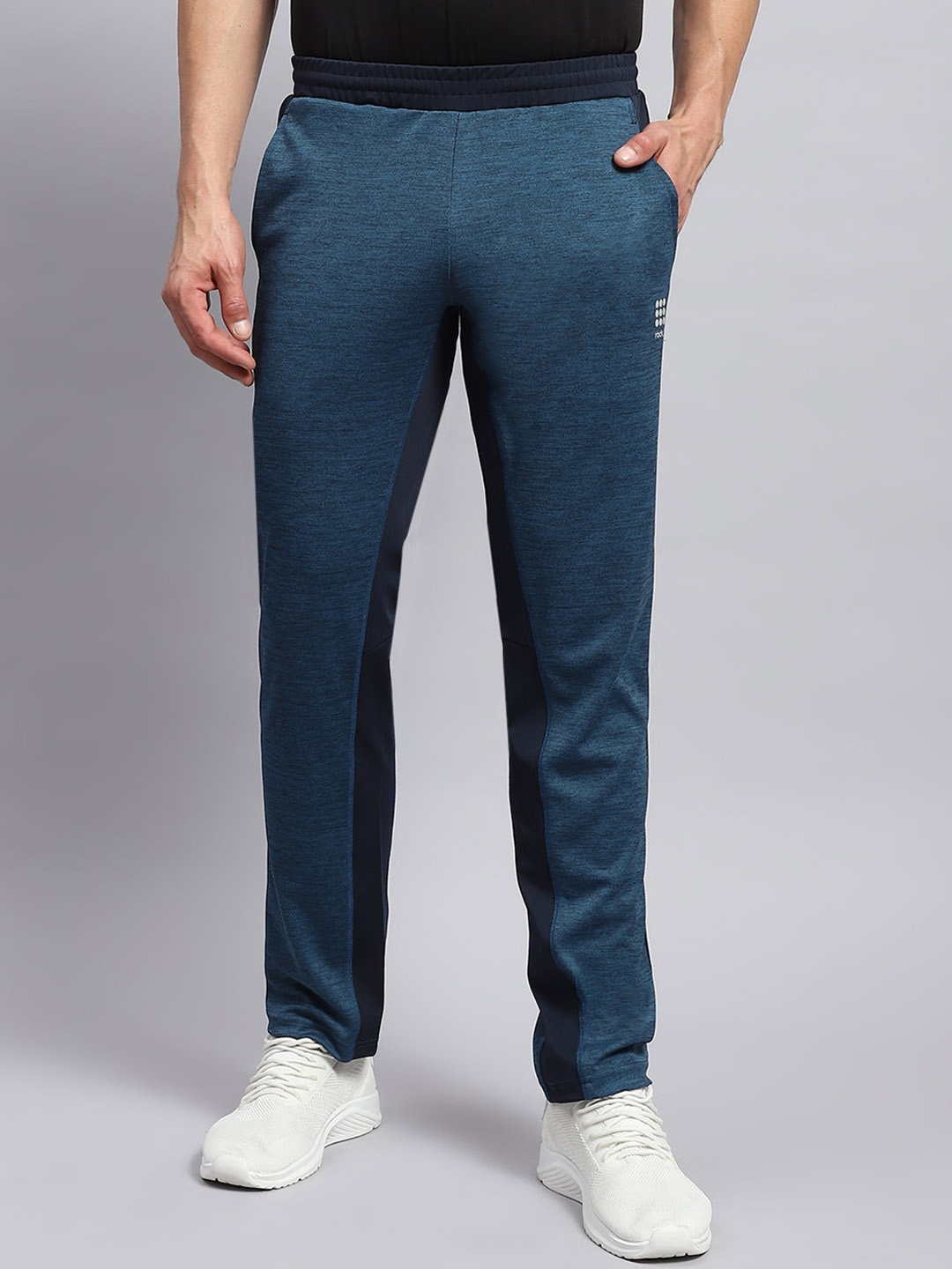 

rock.it Men Mid Rise Sports Track Pant, Blue