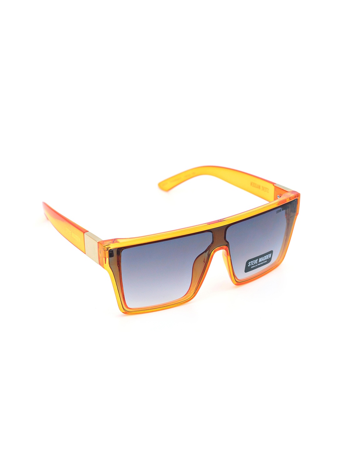 

Steve Madden Outlook Unisex Wayfarer Sunglasses with UV Protected Lens 16426945597, Grey