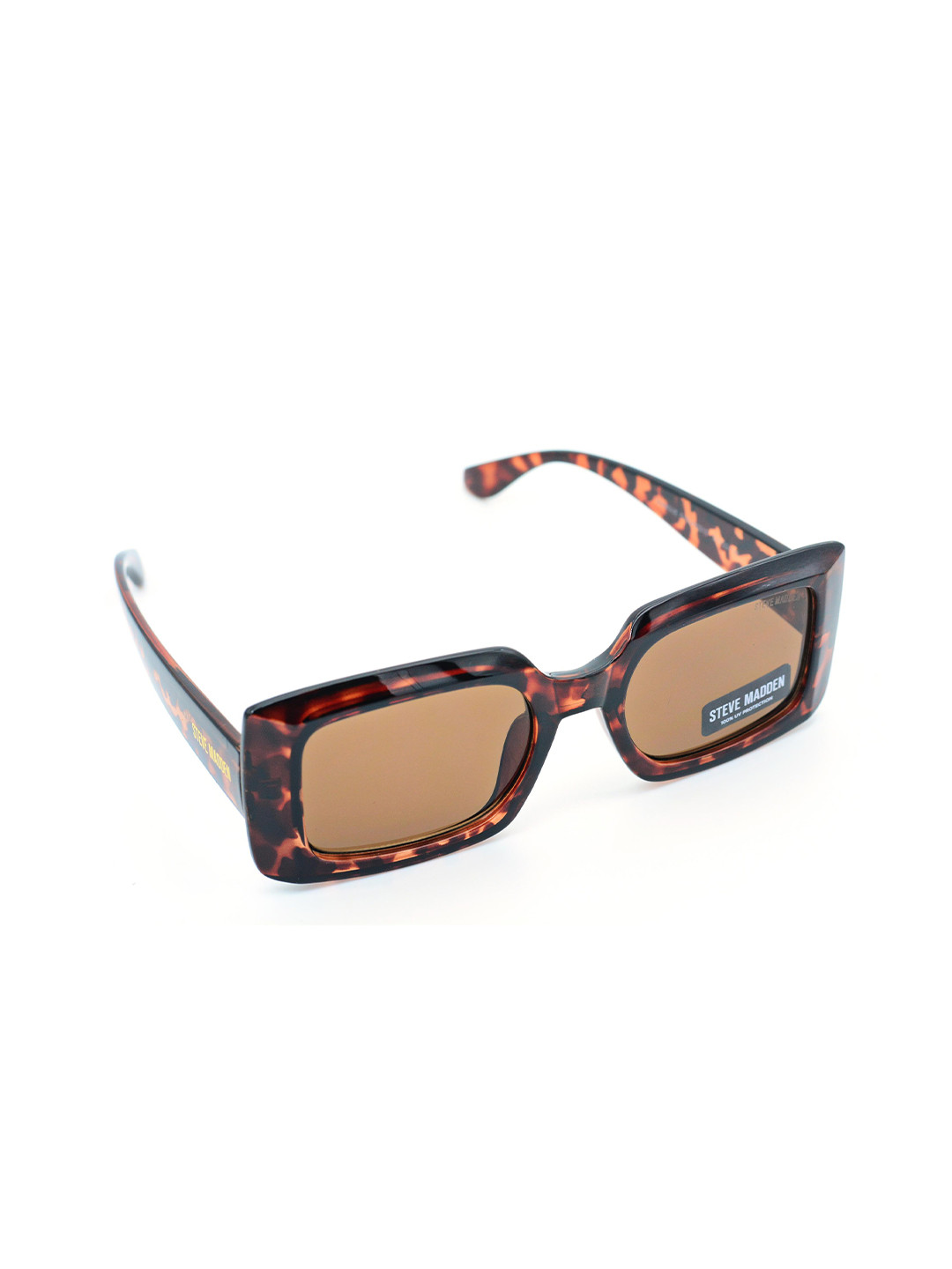 

Steve Madden Outlook Women Square Sunglasses with UV Protected Lens 16426945467, Brown