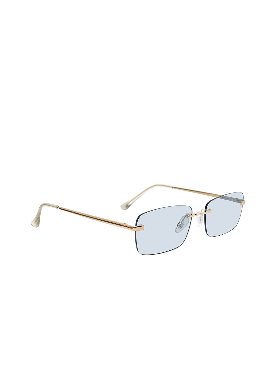 

Steve Madden Outlook Unisex Square Sunglasses with UV Protected Lens 16426949557, Blue