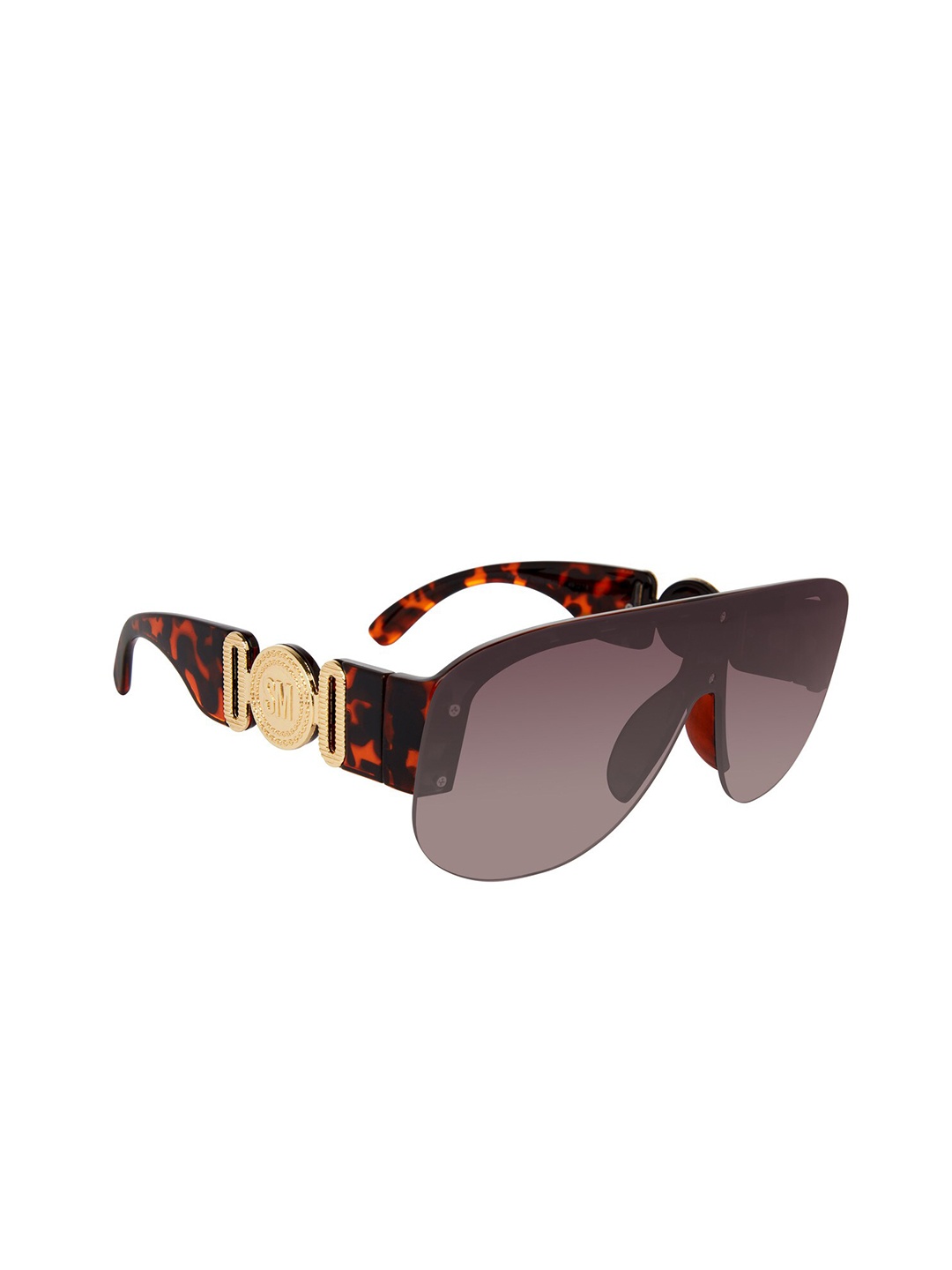 

Steve Madden Outlook Unisex Round Sunglasses with UV Protected Lens 16426949267, Grey