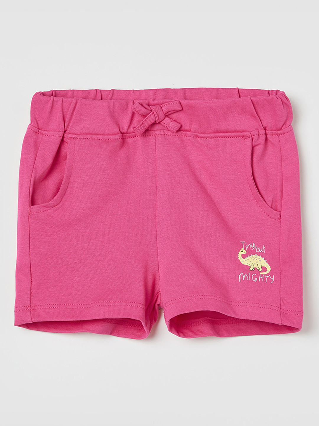 

Juniors by Lifestyle Girls Mid-Rise Cotton Shorts, Pink