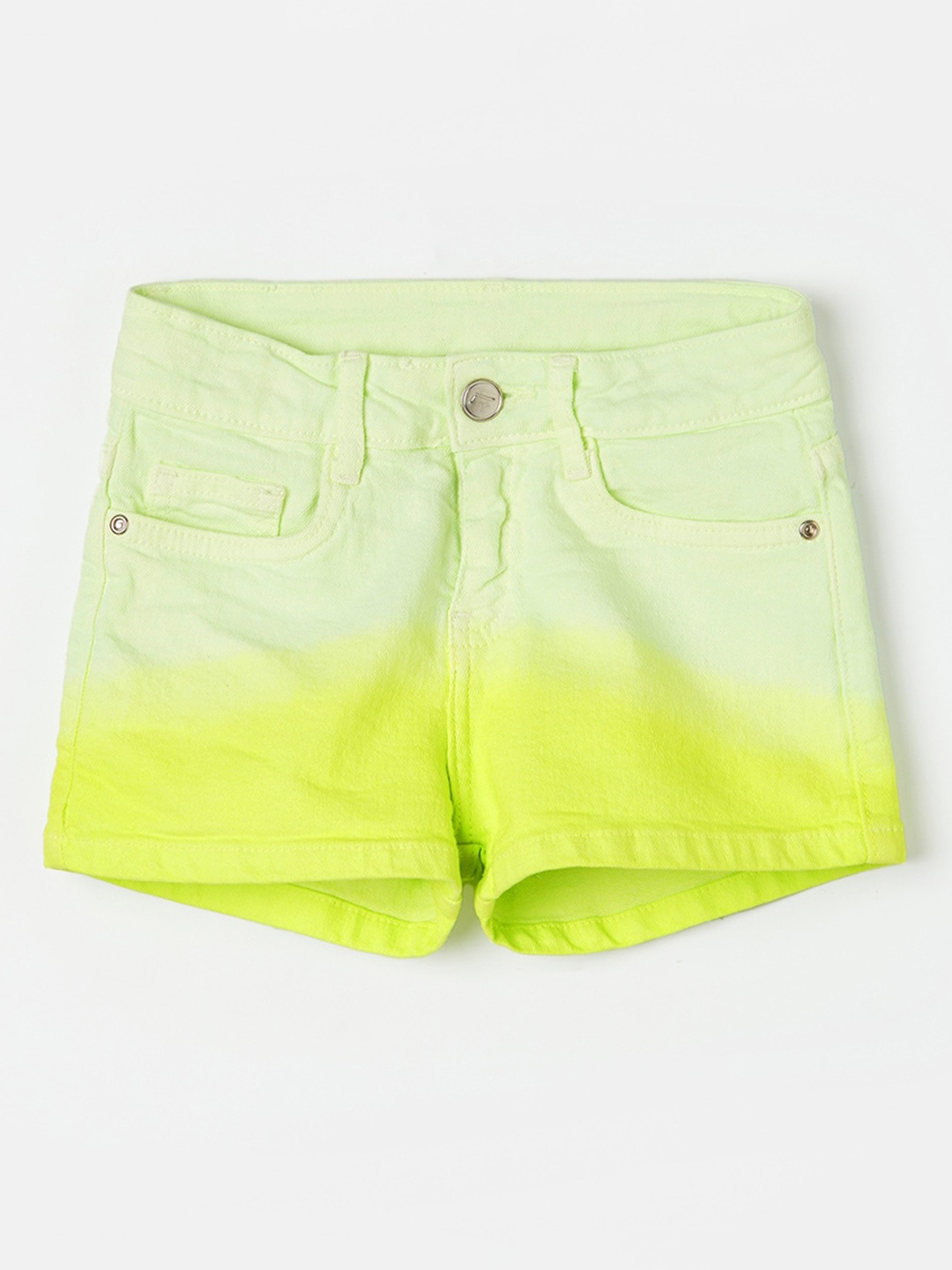 

Fame Forever by Lifestyle Girls Ombre Hot Pants Shorts, Yellow