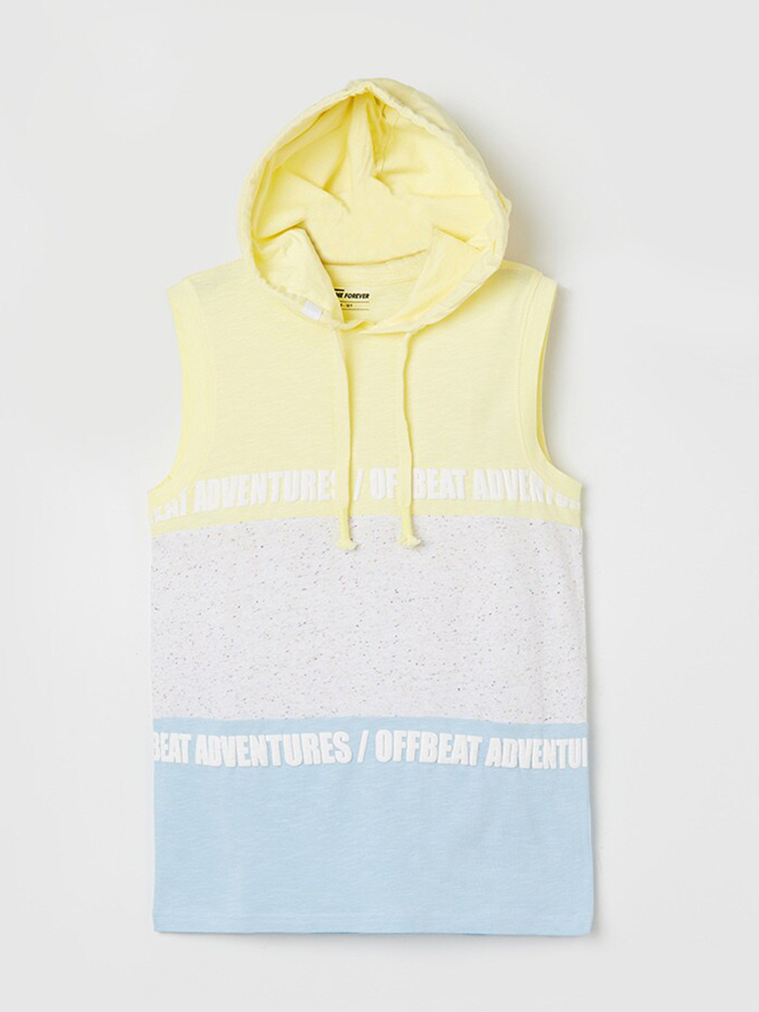 

Fame Forever by Lifestyle Boys Printed Hooded Cotton T-shirt, Yellow