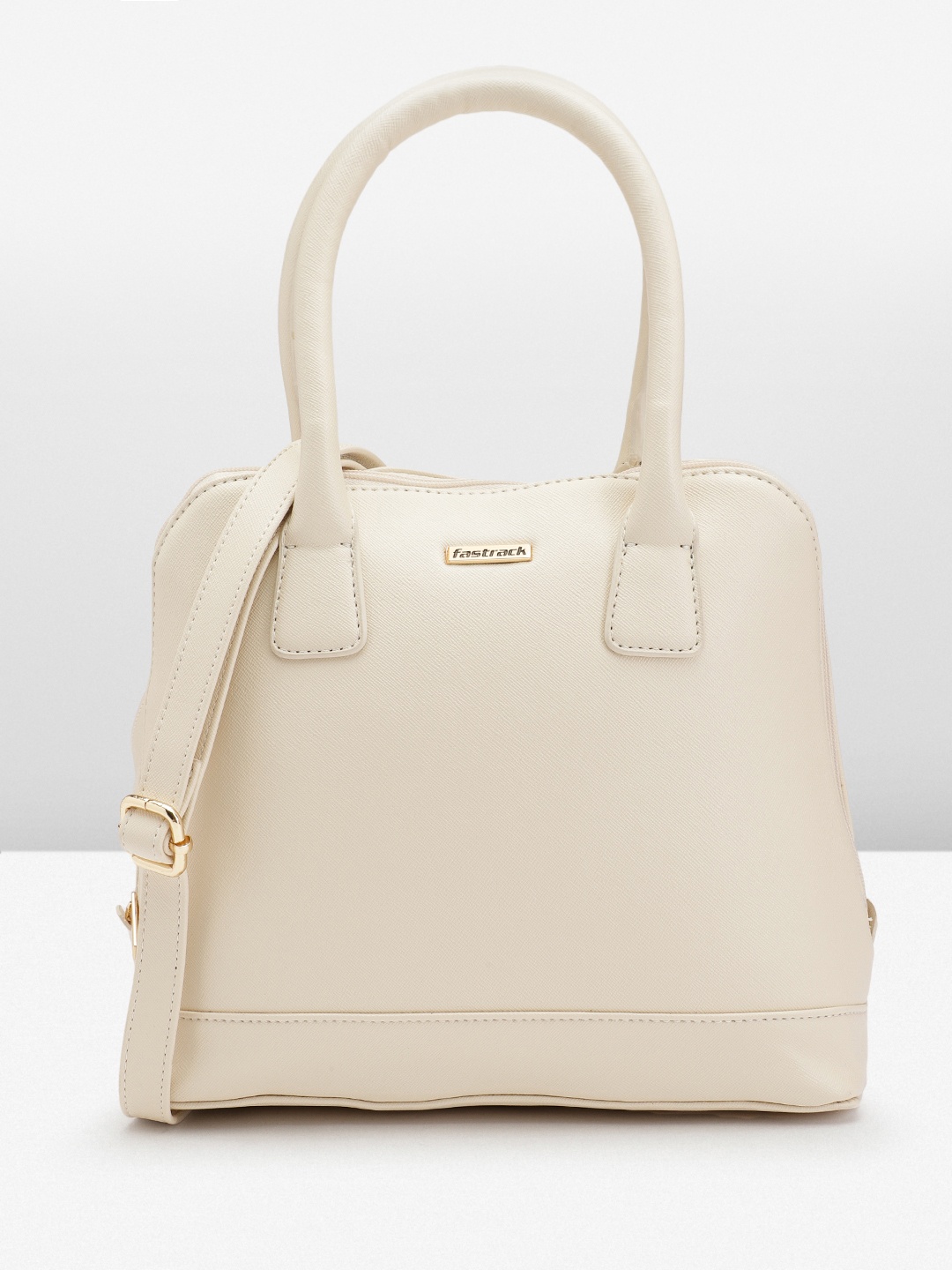 

Fastrack Structured Handheld Bag with Detachable Sling Strap, Off white