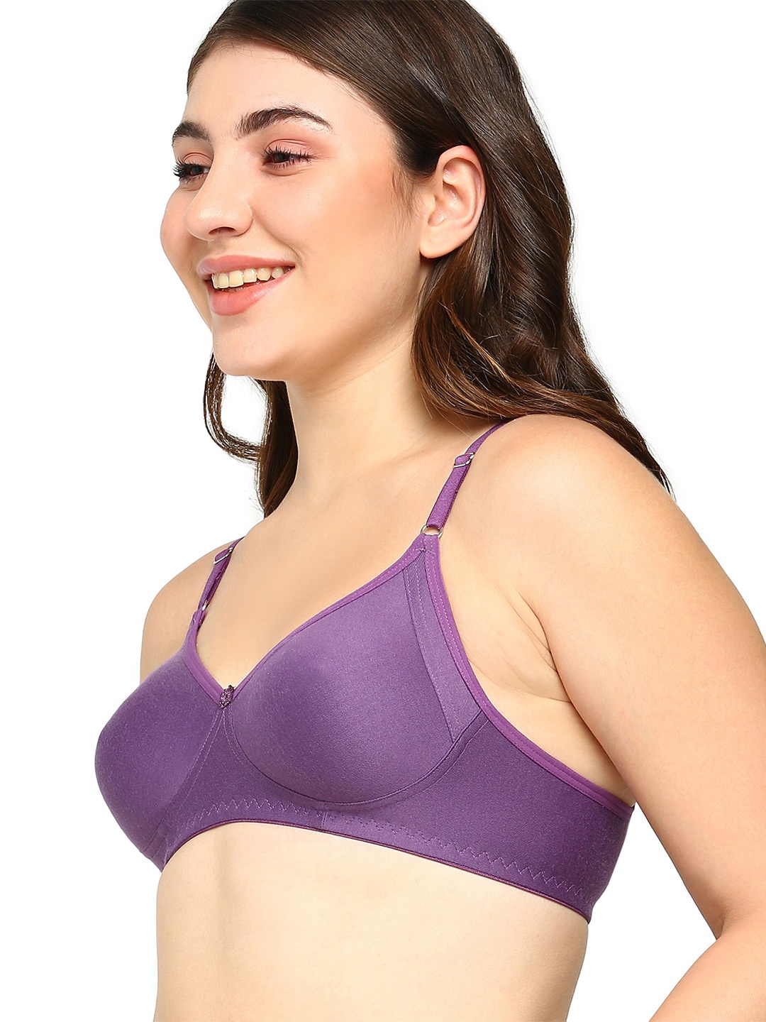 

BLOSSOM Medium Coverage Bra, Purple