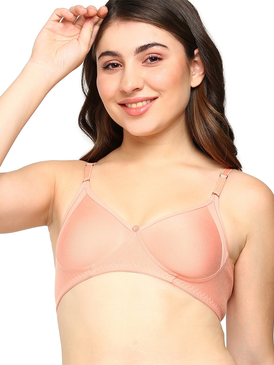 

BLOSSOM Medium Coverage Non Padded T-shirt Bra With All Day Comfort, Pink