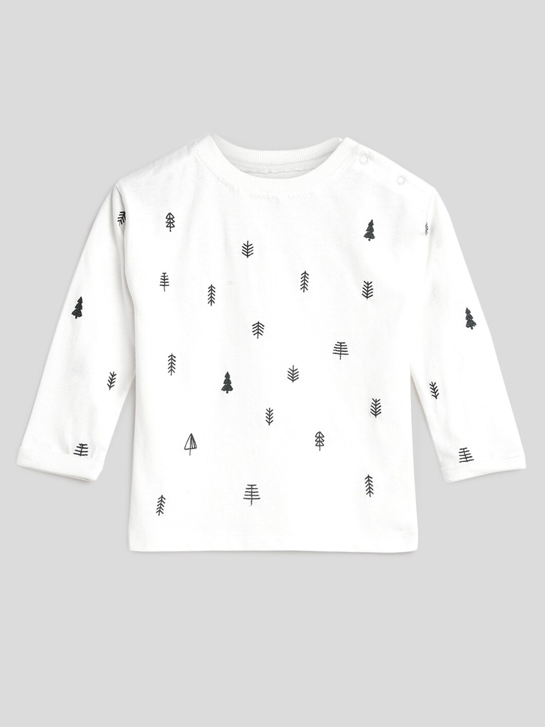 

Somersault Boys Conversational Printed Cotton T-shirt, White