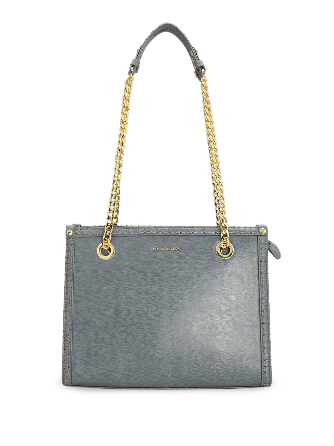 

Joe & Mellon Leather Structured Shoulder Bag, Blue