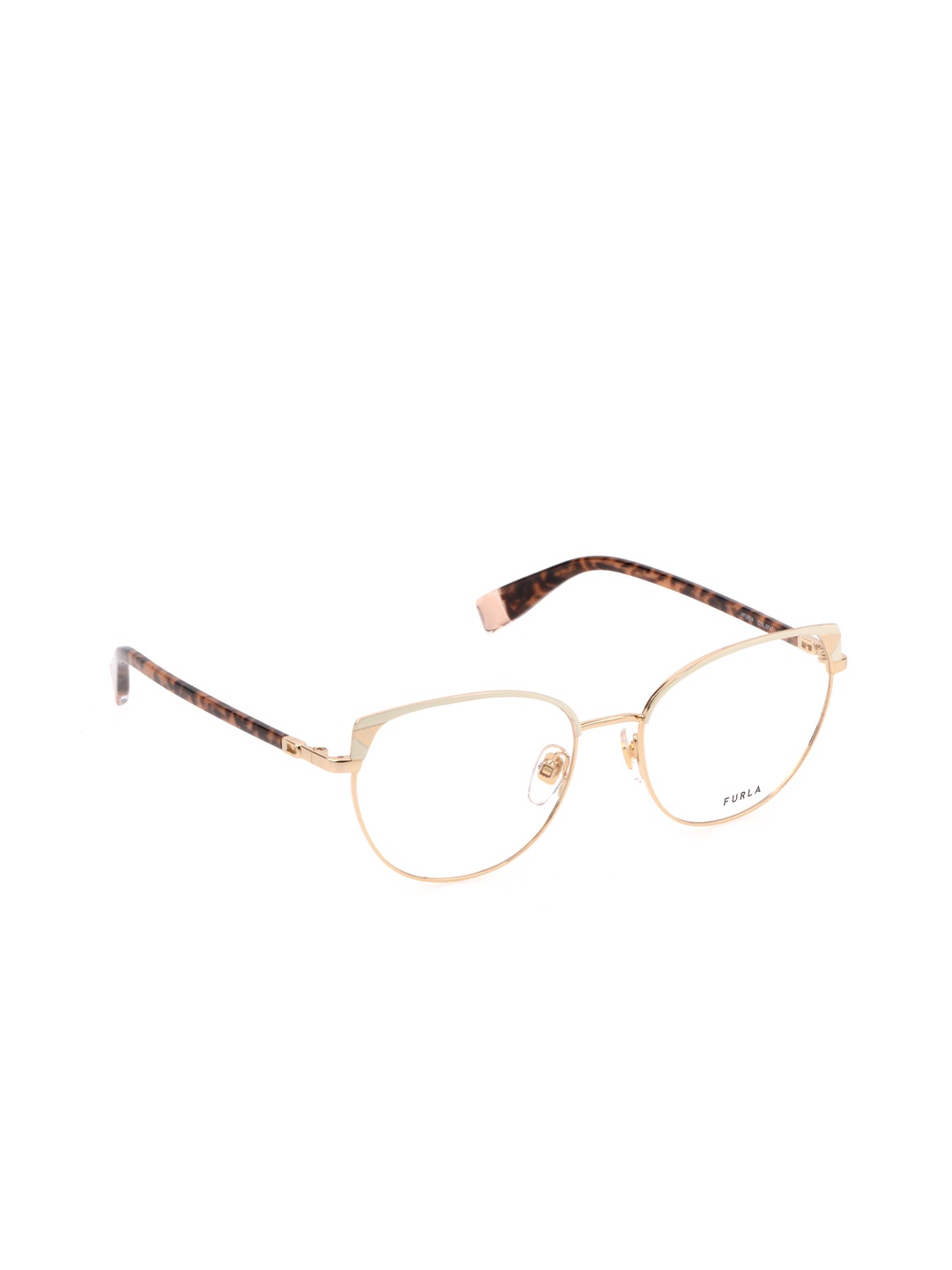 

Furla Women Full Rim Cateye Frames, Gold