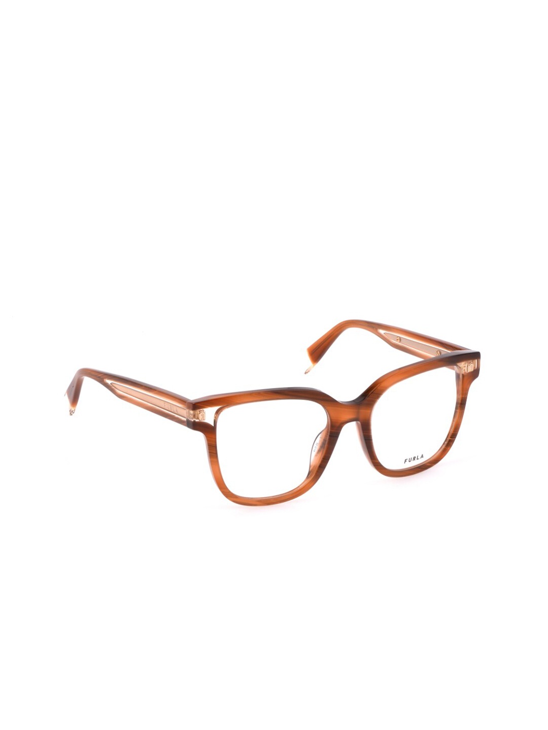 

Furla Women Abstract Full Rim Square Frames, Brown