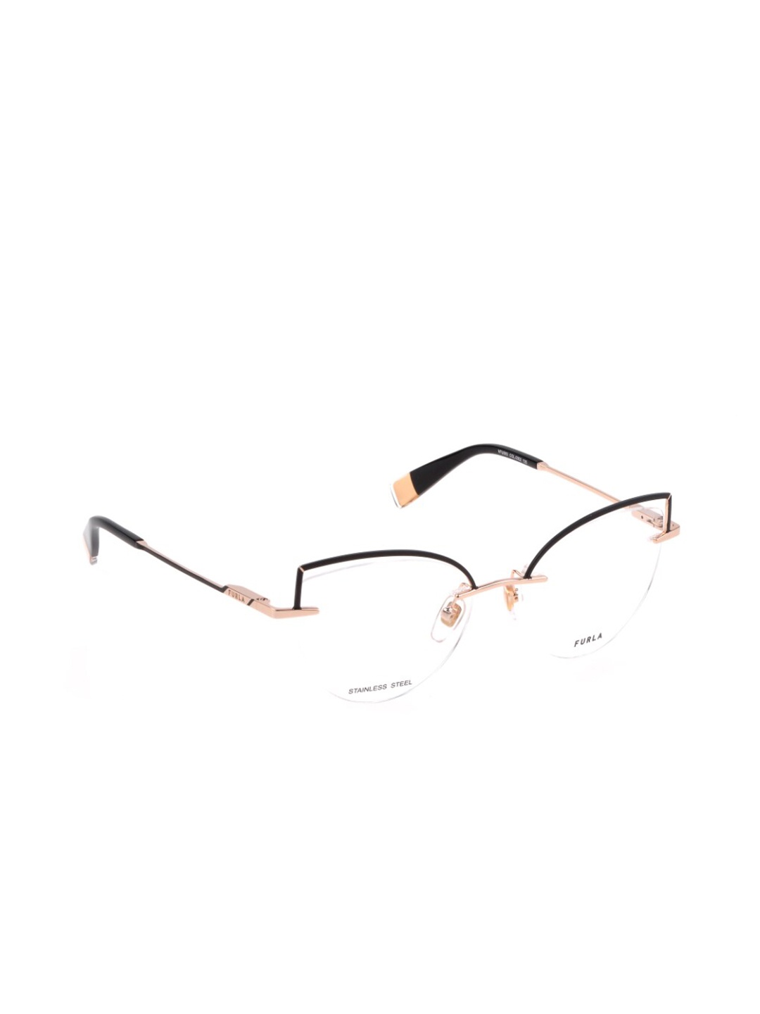 

Furla Women Half Rim Cateye Frames, White