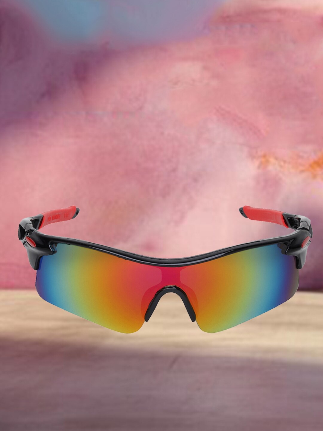 

The Roadster Lifestyle Co UV Protected Lens Sports Sunglasses, Red