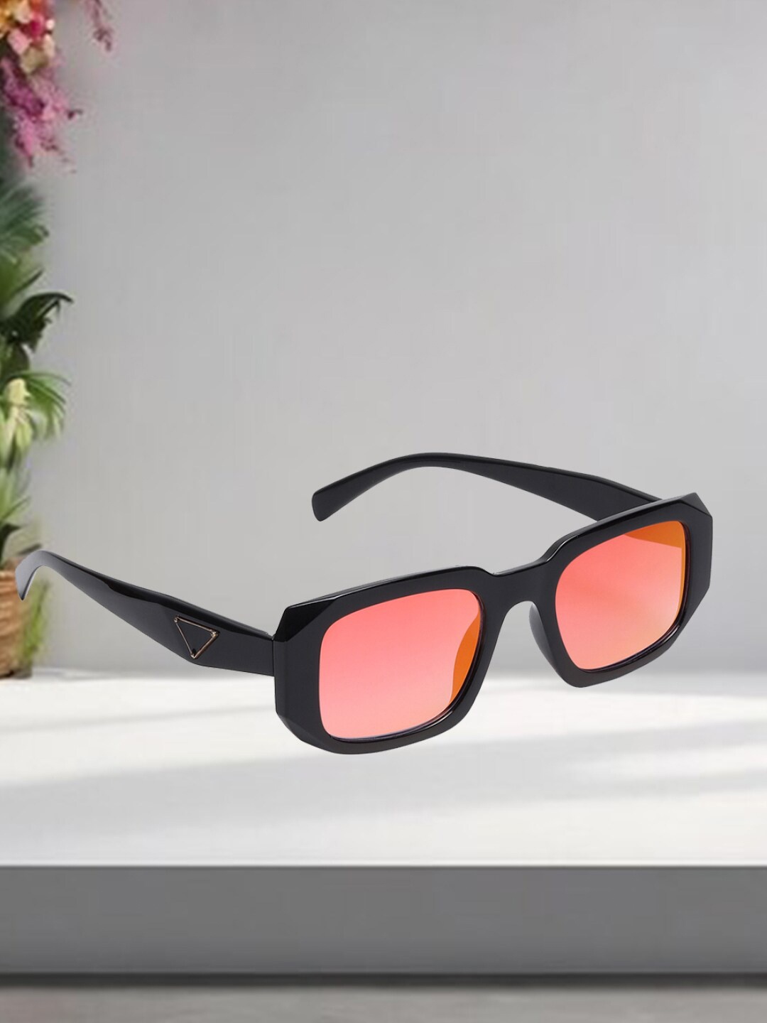 

The Roadster Lifestyle Co UV Protected Lens Rectangle Sunglasses, Black