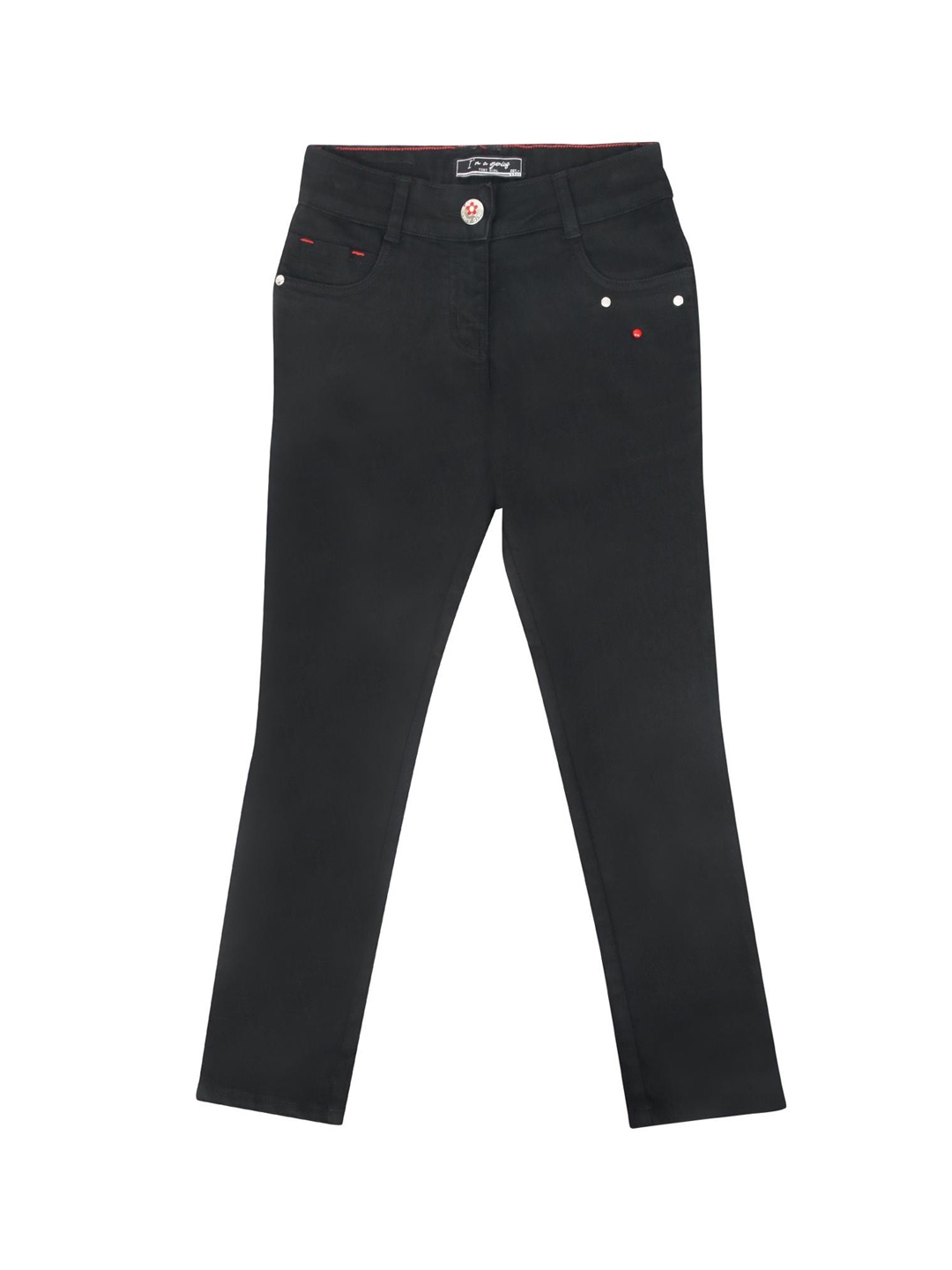 

Tiny Girl Girls Mid-Rise Clean Look Slim Fit Jeans, Black