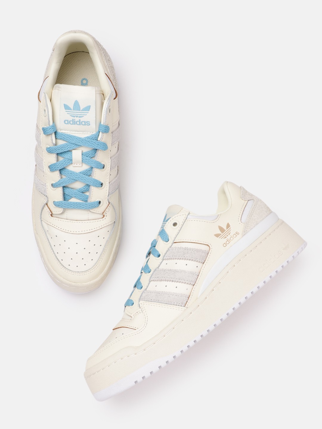 

ADIDAS Originals Women Forum Bold Stripes Sneakers, White