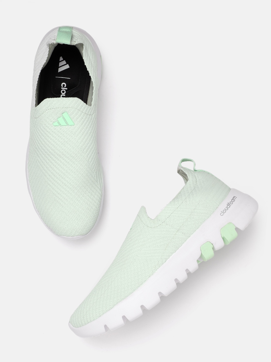 

ADIDAS Women Woven Design Powerthru Walking Shoes, Green