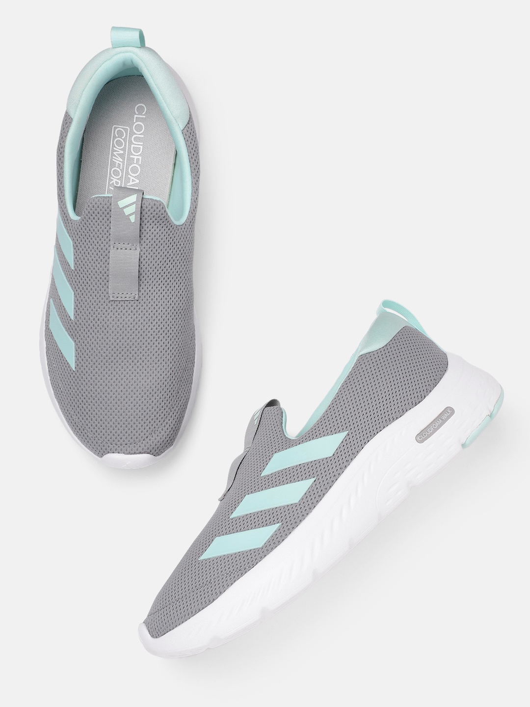 

ADIDAS Women Cloudfoam Move Mould 1 Lounger Walking Shoes, Grey
