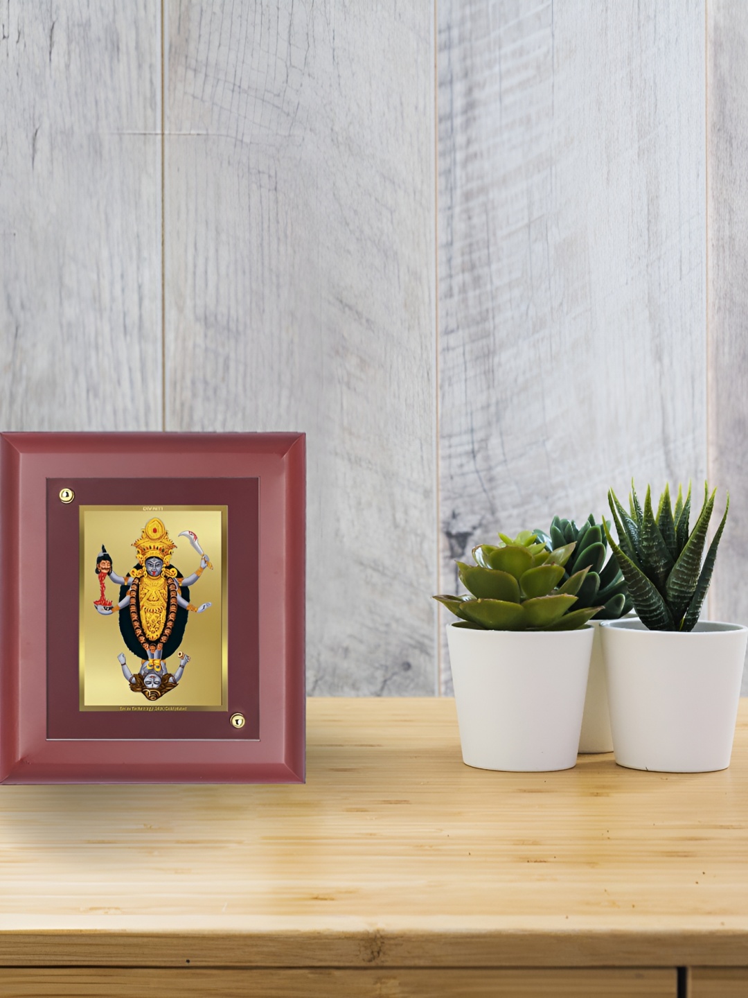 

DIVINITI Brown & Grey Religious Wooden Wall Photo Frame