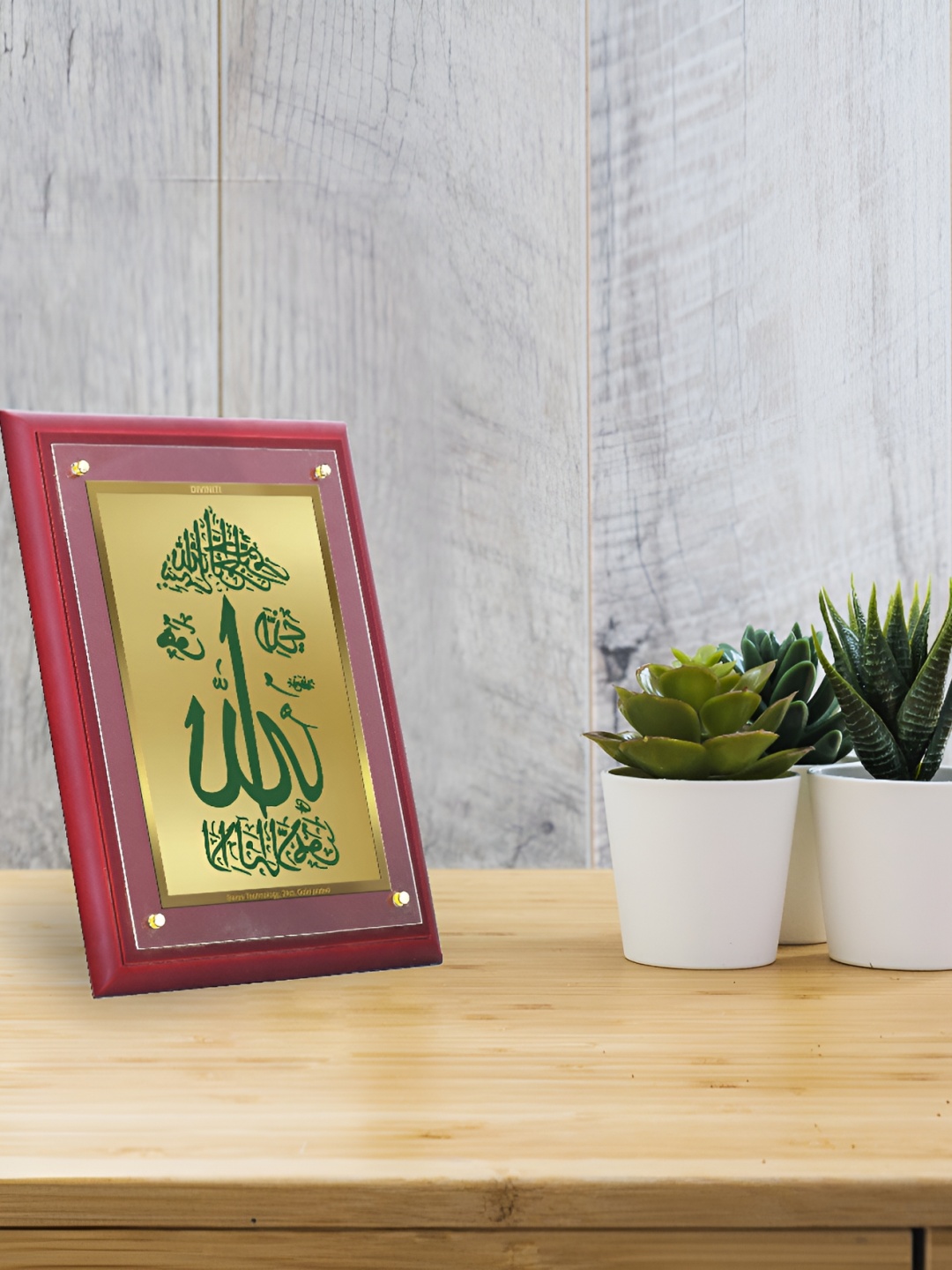 

DIVINITI Brown Wooden Wall Photo Frames