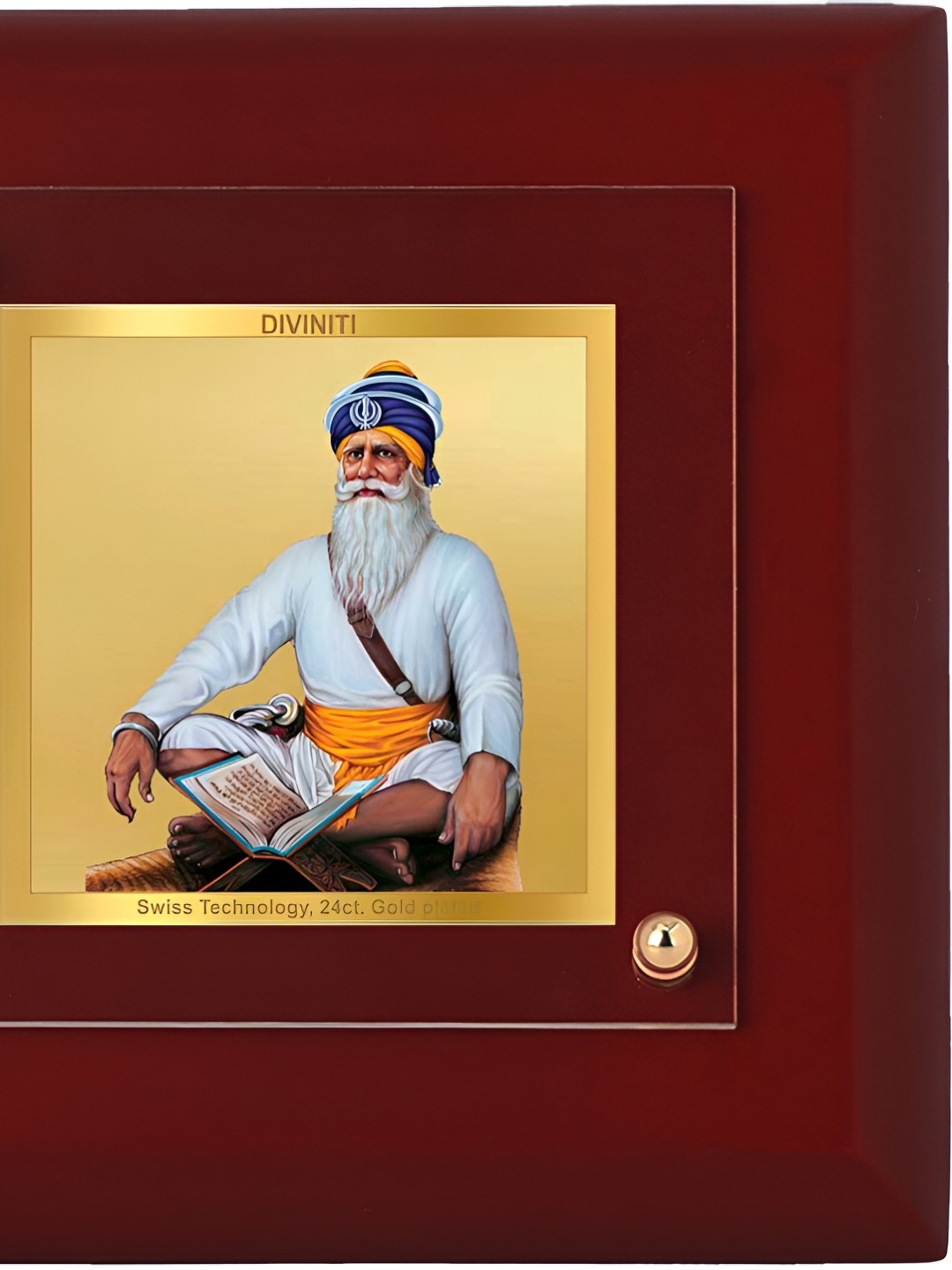 

DIVINITI Brown & Gold-Plated Religious Wall Photograph