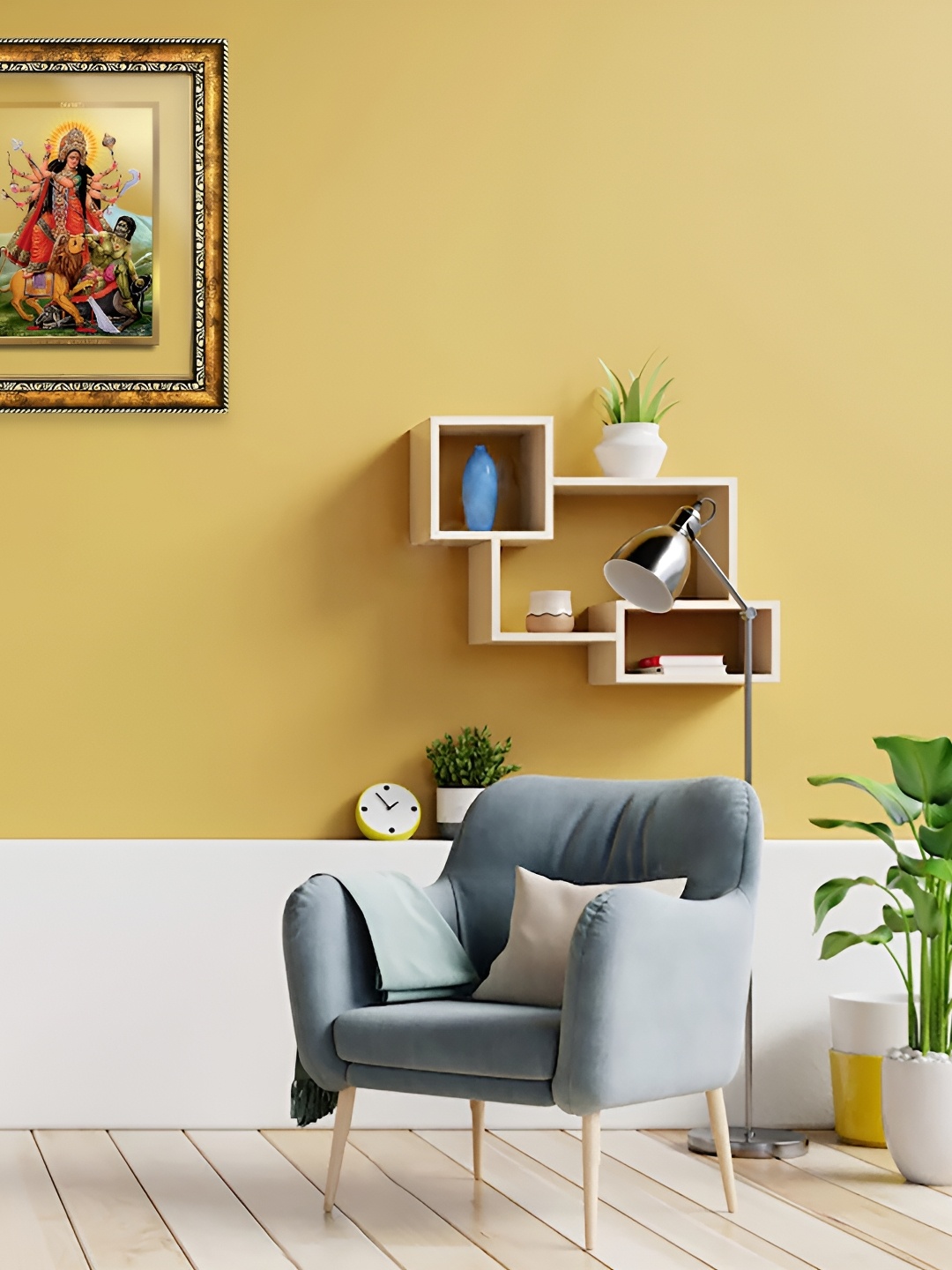 

DIVINITI Brown & Orange Glass Wall Photo Frames